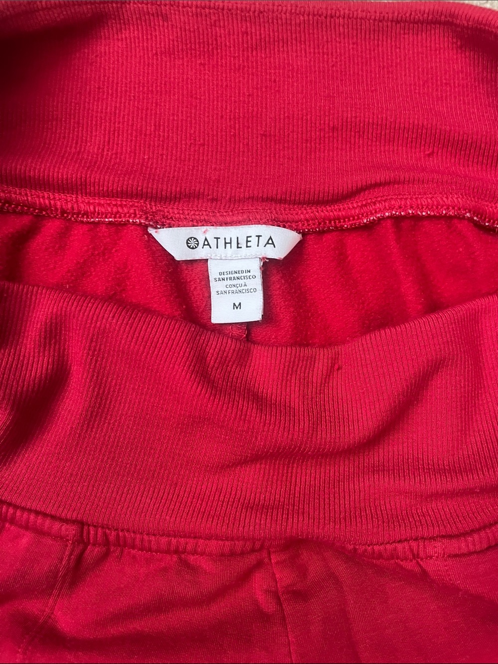 Athleta Vibrant Red High-Waist Active Leggings